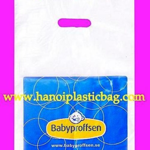Block headed plastic bag